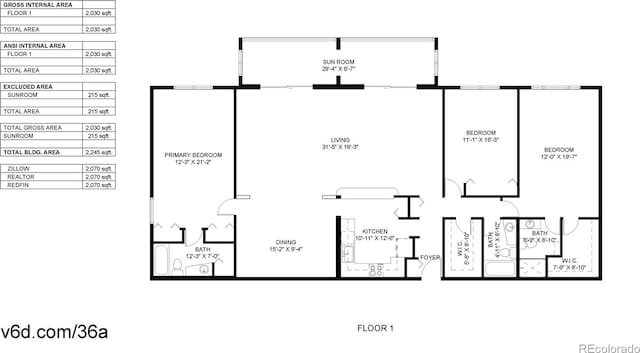 775 S Alton Way Unit 3D, Denver, CO 80247 - view of floor plan / room layout