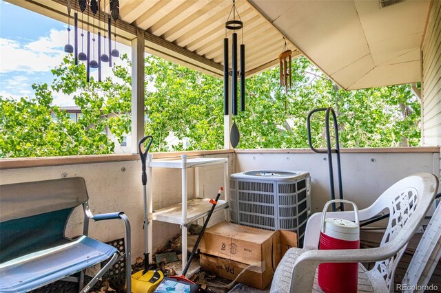 2201 Sable Blvd Unit 1003, Aurora, CO 80011 - view of patio / terrace with central air condition unit