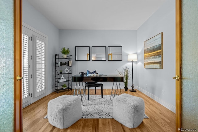 222 S Olive St, Denver, CO 80230 - office featuring wood finished floors and baseboards