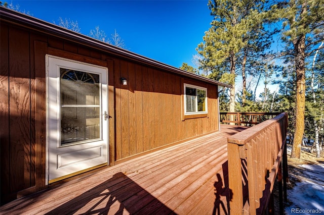 224 Yellow Pine Dr, Bailey, CO 80421 - view of wooden deck
