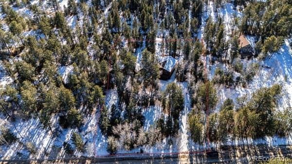 224 Yellow Pine Dr, Bailey, CO 80421 - aerial view of property's location