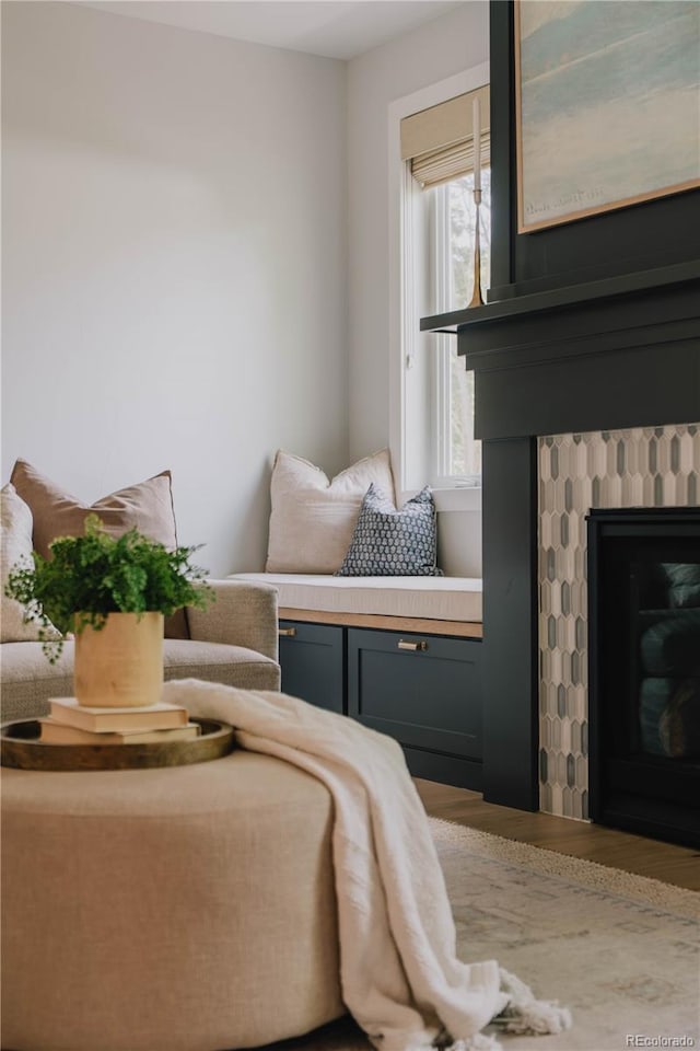 3256 S Corona, Englewood, CO 80113 - bedroom featuring a fireplace and wood finished floors