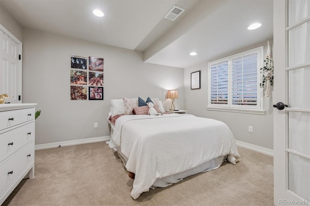 10660 Weathersfield Ct, Highlands Ranch, CO 80129 - bedroom with light colored carpet and recessed lighting