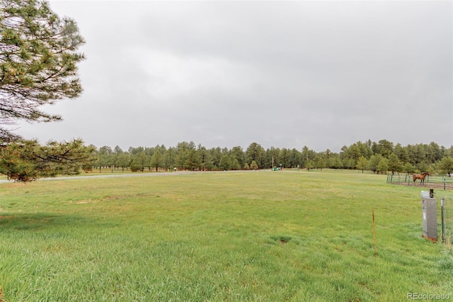 1341 Tomichi Dr, Franktown, CO 80116 - view of grassy yard featuring a rural view