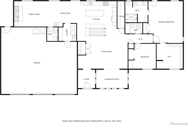 1341 Tomichi Dr, Franktown, CO 80116 - floor plan / room layout