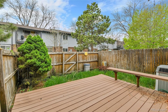 3061 W 92nd Ave Unit 8B, Westminster, CO 80031 - wooden deck featuring a fenced backyard