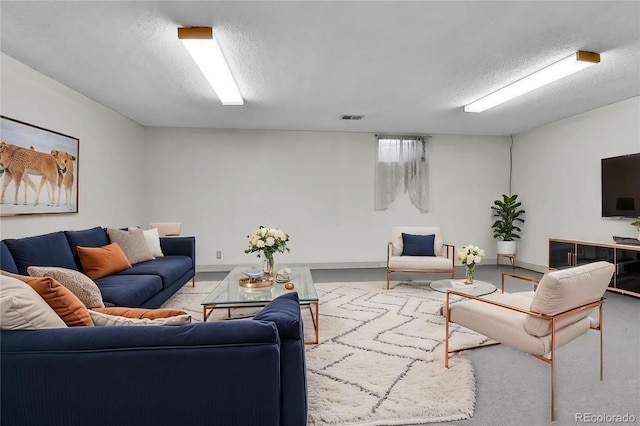 3061 W 92nd Ave Unit 8B, Westminster, CO 80031 - living room featuring a textured ceiling and visible vents