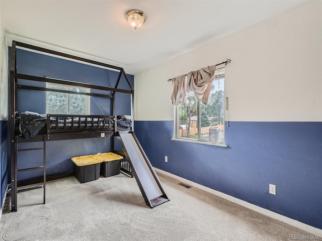 bedroom with carpet flooring