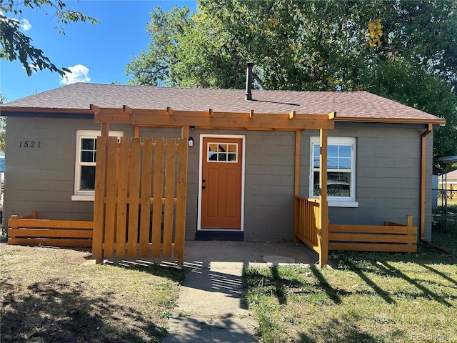 view of outbuilding