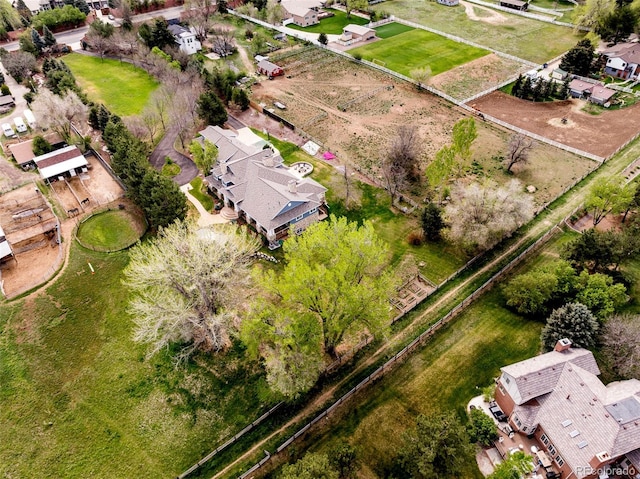 5425 S University Blvd, Greenwood Village, CO 80121 - aerial overview of property's location with nearby suburban area