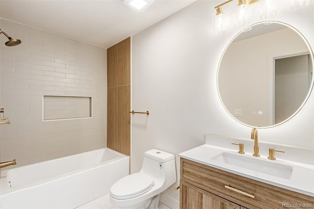 4714 S Simms Ct, Morrison, CO 80465 - full bathroom featuring vanity and shower / bathtub combination