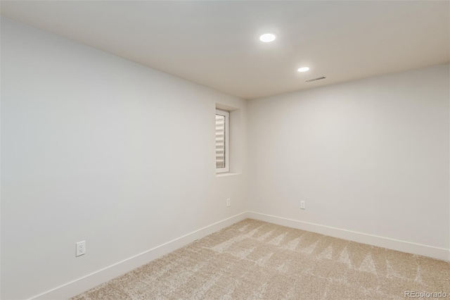 4714 S Simms Ct, Morrison, CO 80465 - unfurnished room featuring light colored carpet and recessed lighting