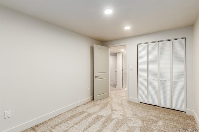 4714 S Simms Ct, Morrison, CO 80465 - unfurnished bedroom featuring recessed lighting, carpet floors, and a closet