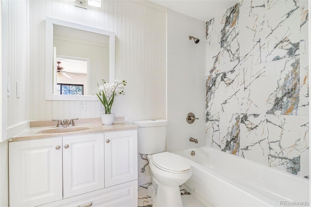 18751 E Mexico Ave, Aurora, CO 80017 - bathroom with vanity and shower / washtub combination