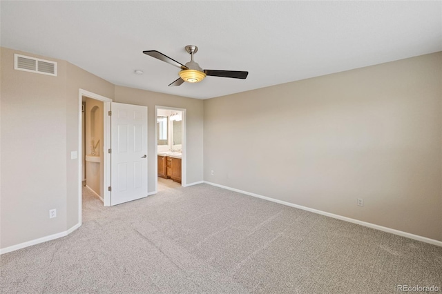 8216 Mahogany Wood Ct, Colorado Springs, CO 80927 - unfurnished bedroom with light carpet, baseboards, and connected bathroom