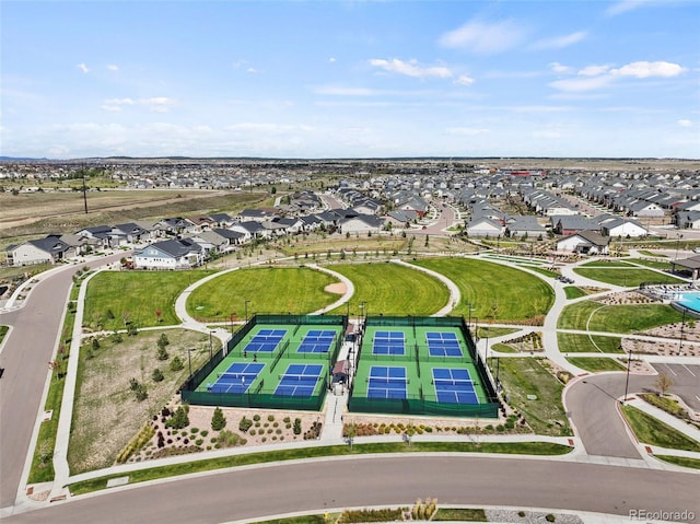 8216 Mahogany Wood Ct, Colorado Springs, CO 80927 - aerial perspective of suburban area