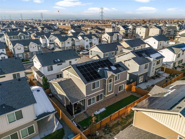 10226 Worchester St, Commerce City, CO 80022 - drone / aerial view featuring a residential view