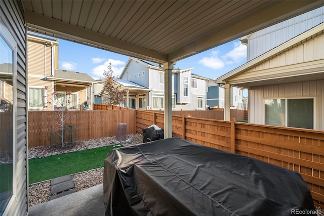10226 Worchester St, Commerce City, CO 80022 - view of patio with a residential view and fence