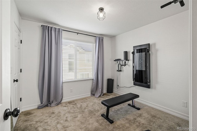 10226 Worchester St, Commerce City, CO 80022 - workout room with carpet flooring and baseboards