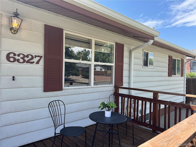 6327 Fenton St, Arvada, CO 80003 - view of wooden terrace