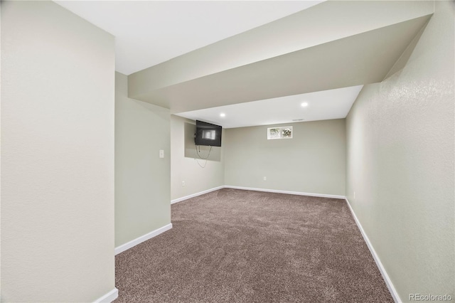 6327 Fenton St, Arvada, CO 80003 - basement with carpet flooring and recessed lighting