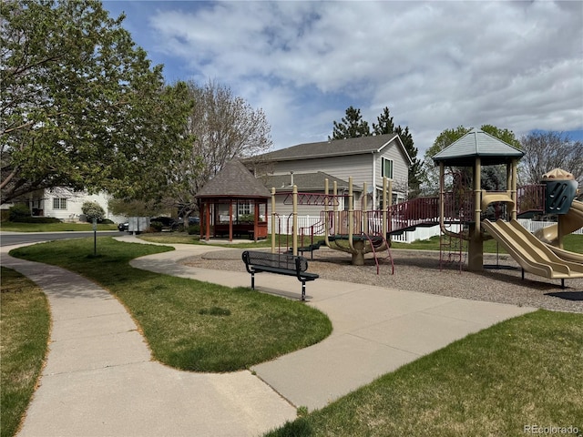 10517 Madison St, Thornton, CO 80233 - view of home's community with a gazebo and a yard
