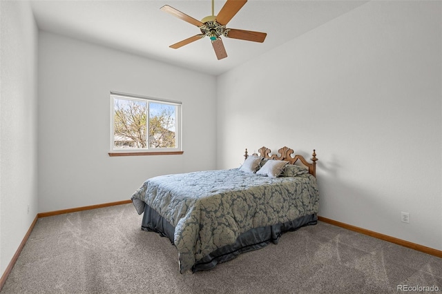 14447 Inca Ct, Westminster, CO 80023 - bedroom featuring carpet flooring, baseboards, and ceiling fan