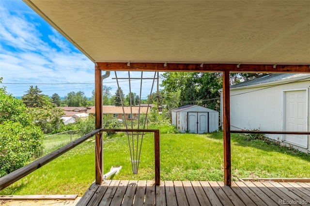3182 W Radcliff Dr, Englewood, CO 80110 - deck featuring a yard