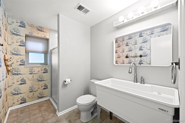 6742 Cole Cir, Arvada, CO 80004 - bathroom featuring a shower stall and toilet