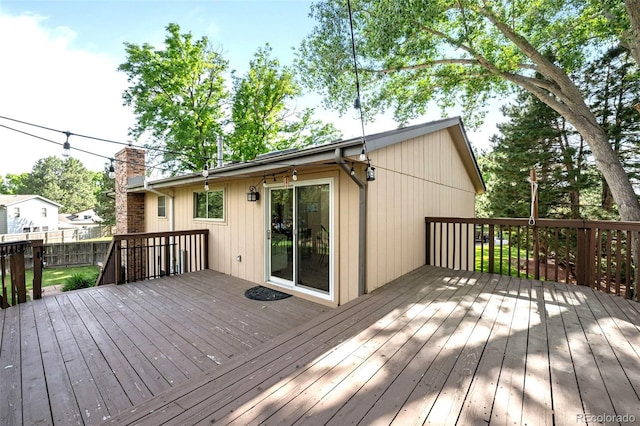 6742 Cole Cir, Arvada, CO 80004 - view of wooden terrace