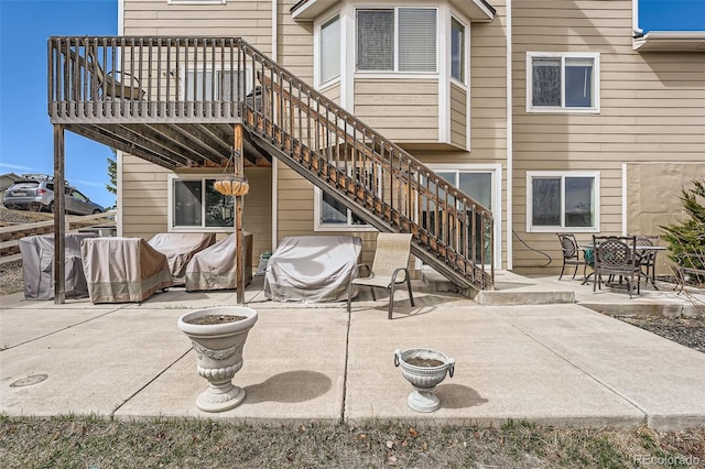 4206 Eagle Ridge Way, Castle Rock, CO 80104 - view of patio with stairs