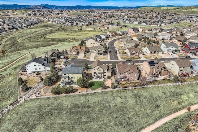4206 Eagle Ridge Way, Castle Rock, CO 80104 - view of property location with nearby suburban area and a mountain backdrop