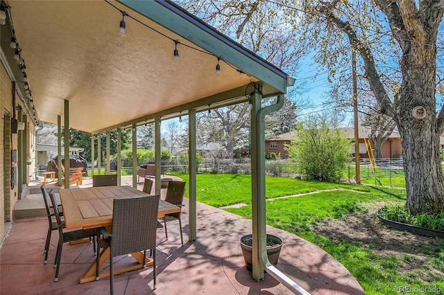 12286 W Tennessee, Lakewood, CO 80228 - view of patio featuring outdoor dining space