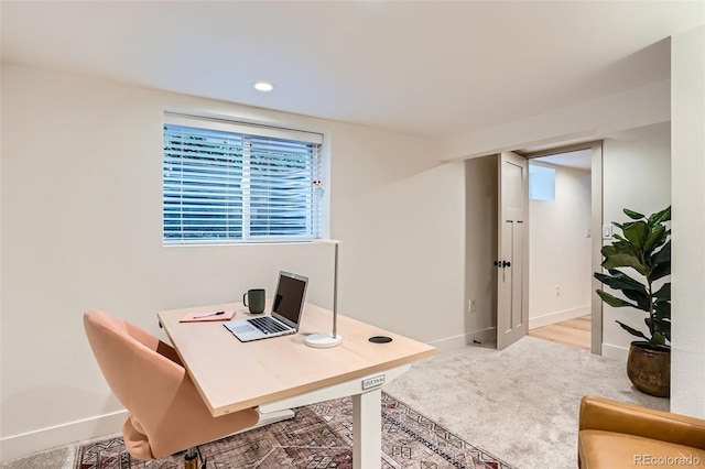 3219 S Washington St, Englewood, CO 80113 - office area with light colored carpet and recessed lighting