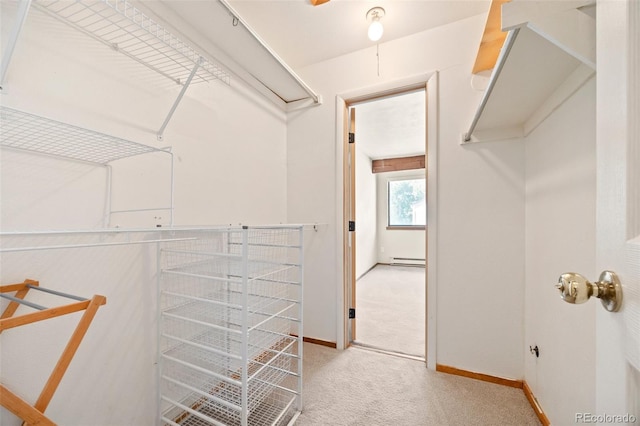 4717 Tantra Dr Unit G5, Boulder, CO 80305 - walk in closet featuring carpet and baseboard heating