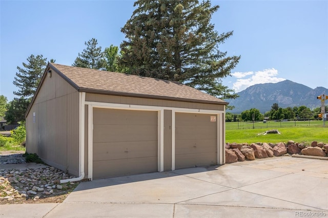 4717 Tantra Dr Unit G5, Boulder, CO 80305 - detached garage with a mountain view