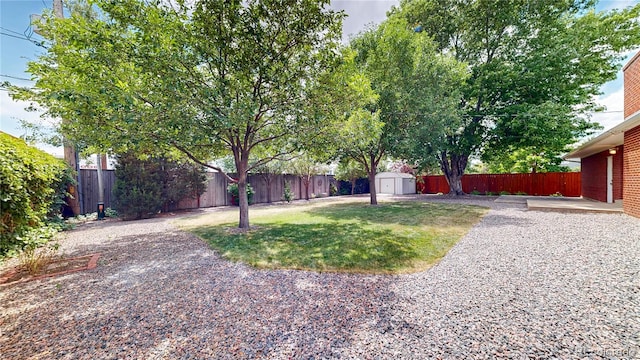 1820 W 104th Pl, Northglenn, CO 80234 - fenced backyard featuring a shed and a patio