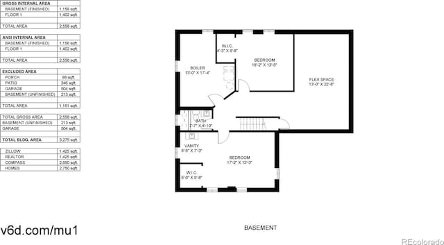 1820 W 104th Pl, Northglenn, CO 80234 - view of home floor plan
