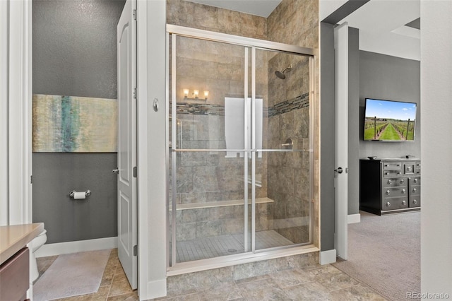 17358 W 95th Ave, Arvada, CO 80007 - bathroom with vanity and a shower stall
