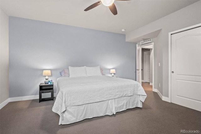 17358 W 95th Ave, Arvada, CO 80007 - bedroom featuring carpet flooring and a ceiling fan