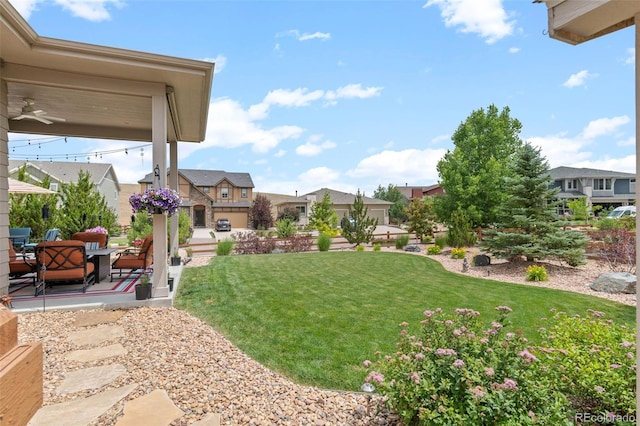 17358 W 95th Ave, Arvada, CO 80007 - view of green lawn with a residential view and a patio area