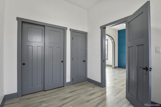 104 Stuart St, Denver, CO 80219 - unfurnished bedroom featuring light wood-style floors and baseboards
