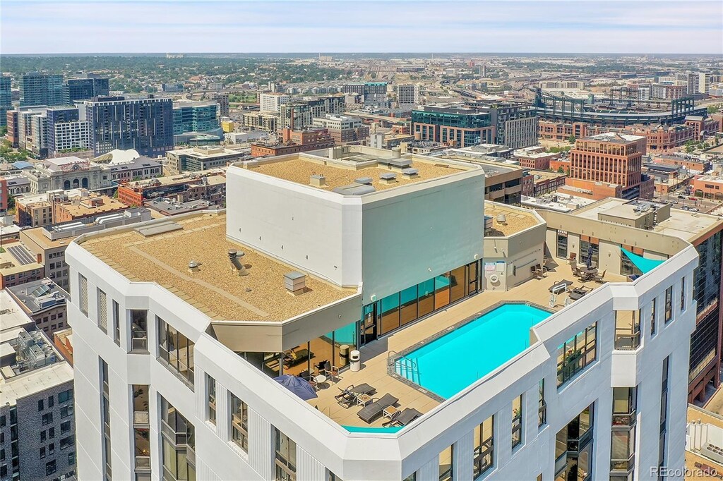 1625 Larimer St Unit 807, Denver, CO 80202 - drone / aerial view