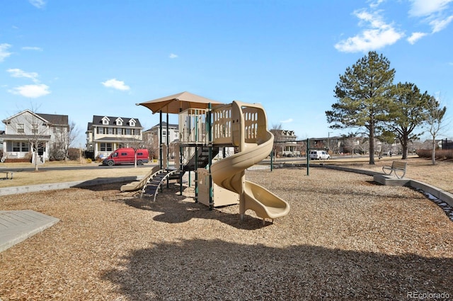 view of communal playground