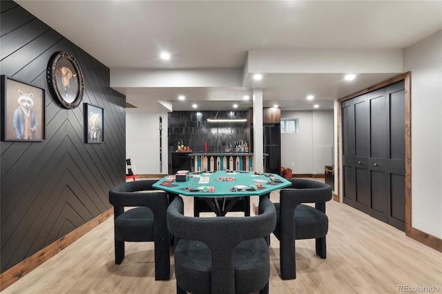189 Pine Cone Ln, Winter Park, CO 80482 - game room with light wood finished floors and baseboards
