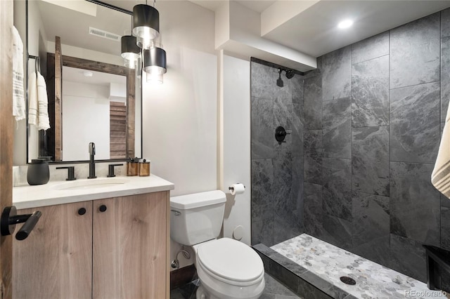 189 Pine Cone Ln, Winter Park, CO 80482 - bathroom featuring vanity and a tile shower