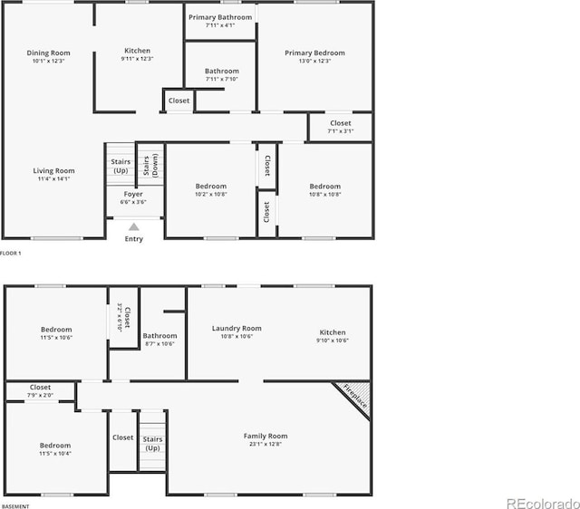 7003 Cleveland Ct, Colorado Springs, CO 80911 - floor plan / room layout