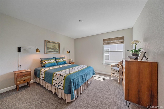 bedroom featuring carpet flooring