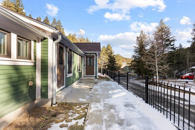 401 Chase St, Black Hawk, CO 80422 - view of snow covered patio