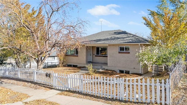 view of front of property